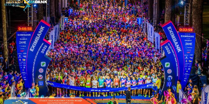 Tổ Chức Giải Chạy Marathon Đêm Chuyên Nghiệp Tại TP.HCM – Ho Chi Minh City Night Run Eximbank 2025